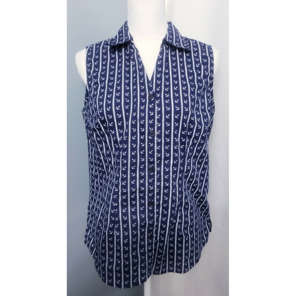 8 Career Style Blouses Women's size MEDIUM - Picture 3 of 12